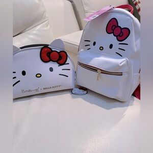 NWT Hello kitty backpack and pouch